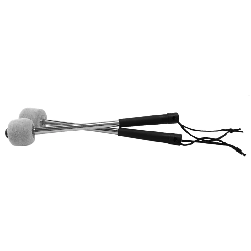 8Pcs Bass Drum Mallet Felt Head Percussion Mallets Timpani Sticks With Stainless Steel Handle,White
8Pcs Bass Drum Mallet Felt Head Percussion Mallets Timpani Sticks With Stainless Steel Handle,White