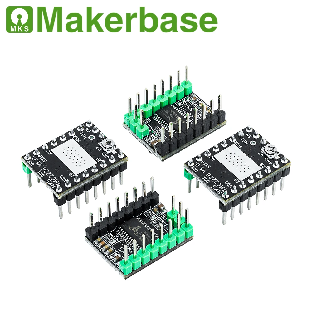 Makerbase MKS TMC2226 2226 Stepper Motor Driver StepStick 3d printer parts 2.5A UART ultra silent VS TMC2209 TMC2208
Makerbase MKS TMC2226 2226 Stepper Motor Driver StepStick 3d printer parts 2.5A UART ultra silent VS TMC2209 TMC2208