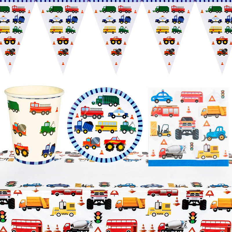 51pcs/lot Construction Theme Banner Happy Birthday Party Flags Napkins Plates Cups Banner Decoration Tablecloth Supplies
51pcs/lot Construction Theme Banner Happy Birthday Party Flags Napkins Plates Cups Banner Decoration Tablecloth Supplies