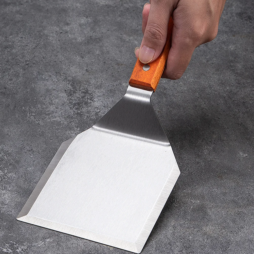 Stainless Steel Pancake Spatula Kitchen Reusable Cooking Heat-resistant Frying Household Large
Stainless Steel Pancake Spatula Kitchen Reusable Cooking Heat-resistant Frying Household Large
