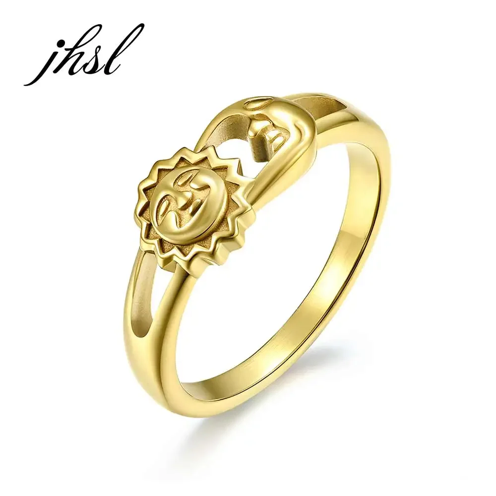 Unisex Men Women Rings Moon Sun Design Stainless Steel Rose Gold Silver Color Large US size 5 6 7 8 9 10 11 12
Unisex Men Women Rings Moon Sun Design Stainless Steel Rose Gold Silver Color Large US size 5 6 7 8 9 10 11 12