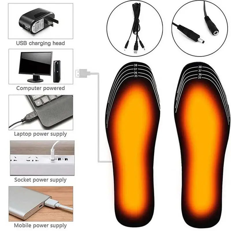 Электрическая грелка для ног унисекс, теплые стельки с подогревом, для зимы, занятий спортом на открытом воздухе 
Электрическая грелка для ног унисекс, теплые стельки с подогревом, для зимы, занятий спортом на открытом воздухе