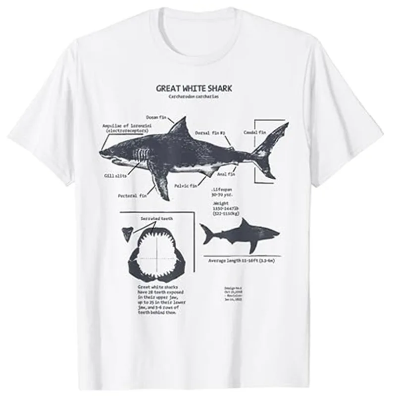 Great White Shark Anatomy, Marine Biologist T-Shirt Nautical, Scientific Illustration, Shark Lover Apparel Fishermen Graphic Tee
Great White Shark Anatomy, Marine Biologist T-Shirt Nautical, Scientific Illustration, Shark Lover Apparel Fishermen Graphic Tee