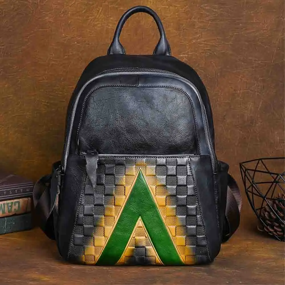 Retro Genuine Leather Daily Backpack Shoulder Back Pack Casual Female Packsack Vintage Luxury Cowhide Travel Bags Mochilas Mujer
Retro Genuine Leather Daily Backpack Shoulder Back Pack Casual Female Packsack Vintage Luxury Cowhide Travel Bags Mochilas Mujer