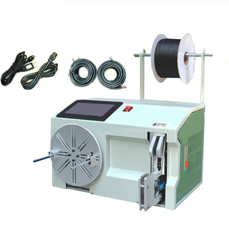 

Tie Marking Machine 40Mm Electric Automatic Cnc Coil Cable Winder Auto Wire Spool Winding Machine Welding Wire