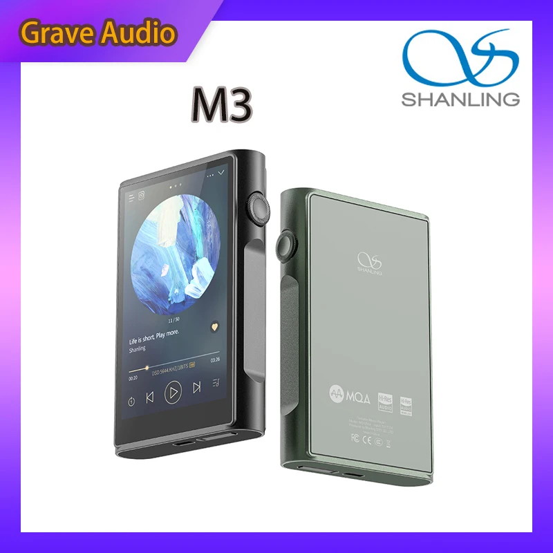 

SHANLING M3 Ultra Hi-Res Android10 Portable HiFi Music MP3 Player DAP Bluetooth 5.0 AMP Dual ES9219C USB DAC DSD256 M3U