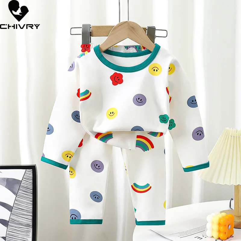 New Kids Boys Girls Cotton Pajamas Cute Cartoon Long Sleeve O-neck T-Shirt Tops with Pants Baby Autumn Sleeping Clothing Sets
New Kids Boys Girls Cotton Pajamas Cute Cartoon Long Sleeve O-neck T-Shirt Tops with Pants Baby Autumn Sleeping Clothing Sets