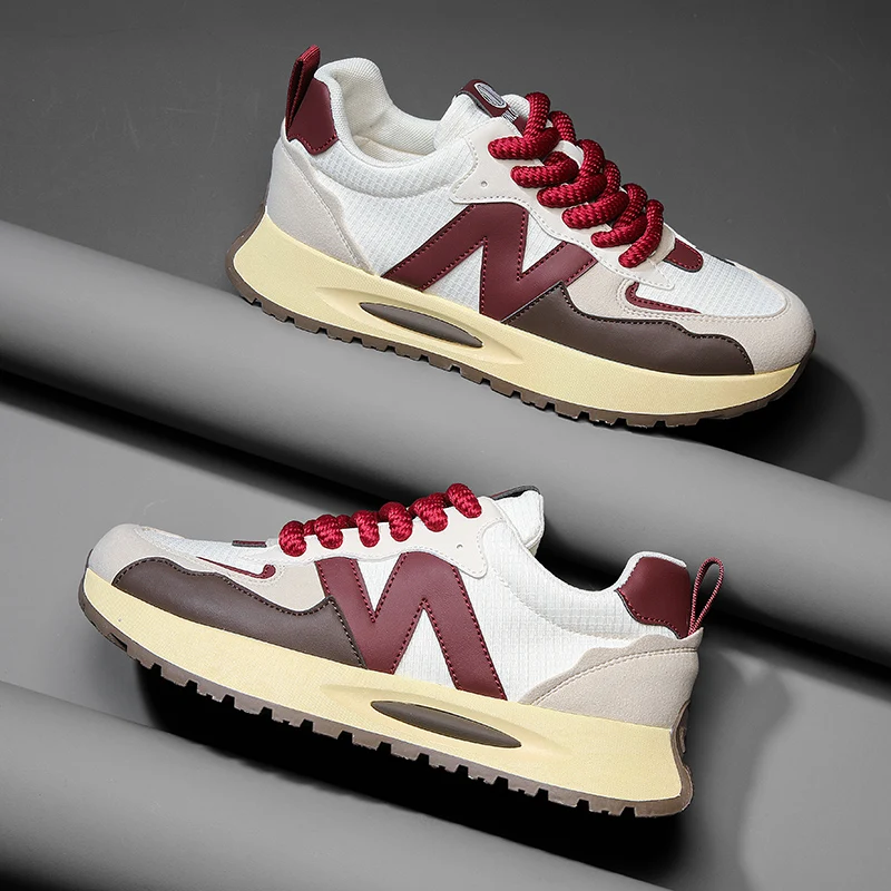 Кроссовки мужские с резиновой подошвой, дышащие, износостойкие, Нескользящие, удобная повседневная обувь для бега, модные уличные кеды, 2024
Кроссовки мужские с резиновой подошвой, дышащие, износостойкие, Нескользящие, удобная повседневная обувь для бега, модные уличные кеды, 2024