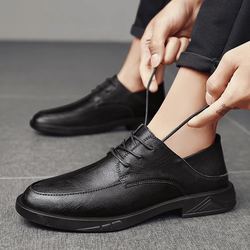 Formal Leather Shoes for Men Lace Up Oxfords Shoes New Arrival Male Wedding Party Footwear Casual Business Shoes Men Dress Flats
Formal Leather Shoes for Men Lace Up Oxfords Shoes New Arrival Male Wedding Party Footwear Casual Business Shoes Men Dress Flats