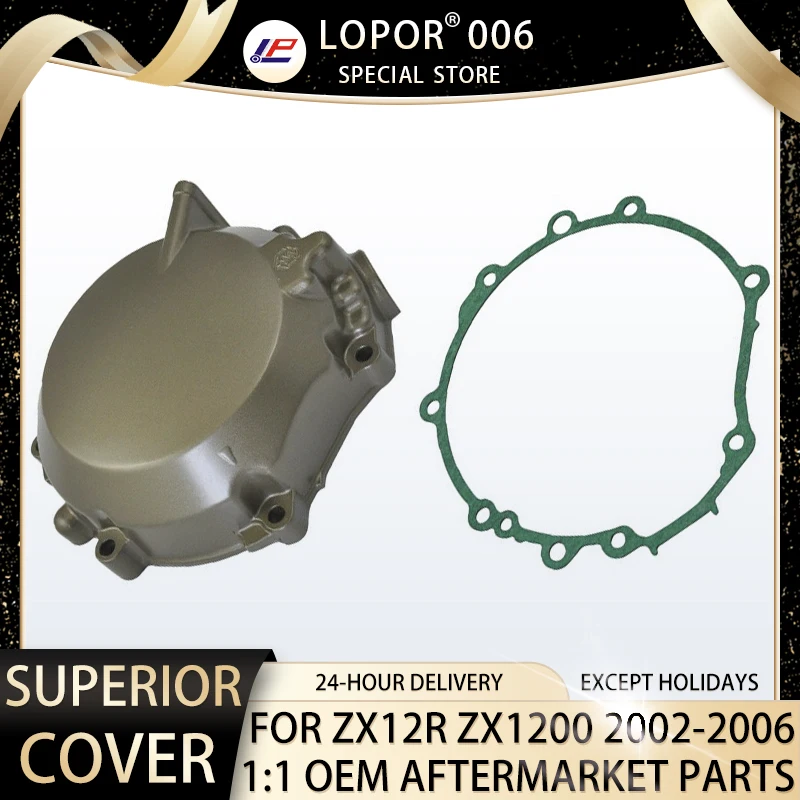Lopor Engine Generator Stator Crankcase Cover / Gasket Motorcycle Aftermarket Parts For Kawasaki ZX12R ZX1200 ZZR1200 2002-2006
Lopor Engine Generator Stator Crankcase Cover / Gasket Motorcycle Aftermarket Parts For Kawasaki ZX12R ZX1200 ZZR1200 2002-2006