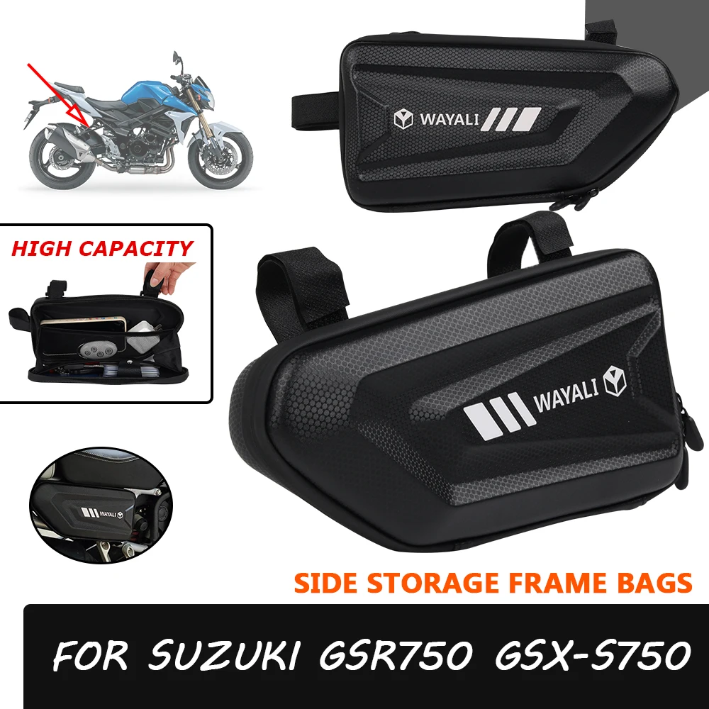 

Боковая Сумка для мотоциклетных аксессуаров, водонепроницаемая треугольная сумка, сумка для хранения для SUZUKI GSR750 GSX-S750 GSR 750 GSX-S 750 GSXS750