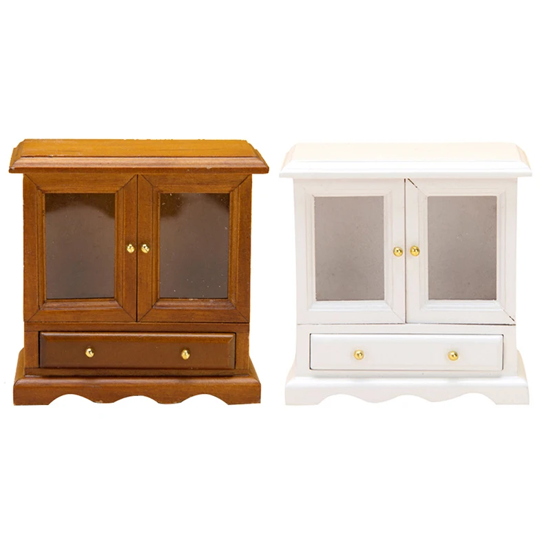 1/12 Dollhouse Miniature Wood Display CupboardCabinet Showcase Wooden Furniture Model For Doll House Decoration Accessories
1/12 Dollhouse Miniature Wood Display CupboardCabinet Showcase Wooden Furniture Model For Doll House Decoration Accessories