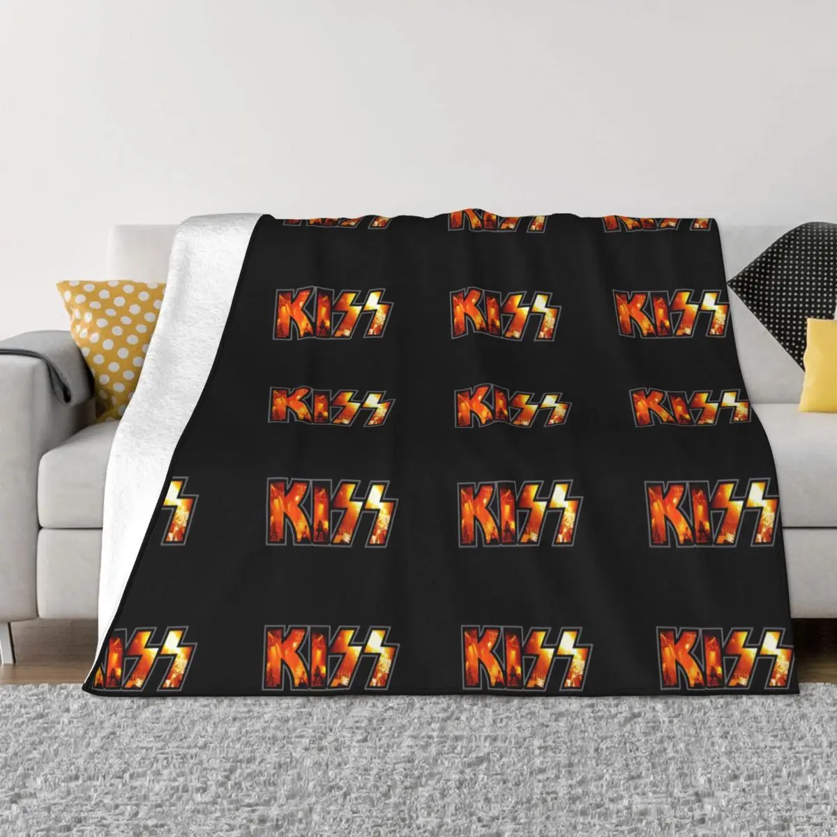 Kiss Rock Band Blankets Fleece Spring/Autumn Star Singer Portable Warm Throw Blankets for Bedding Bedroom Bedspread
Kiss Rock Band Blankets Fleece Spring/Autumn Star Singer Portable Warm Throw Blankets for Bedding Bedroom Bedspread