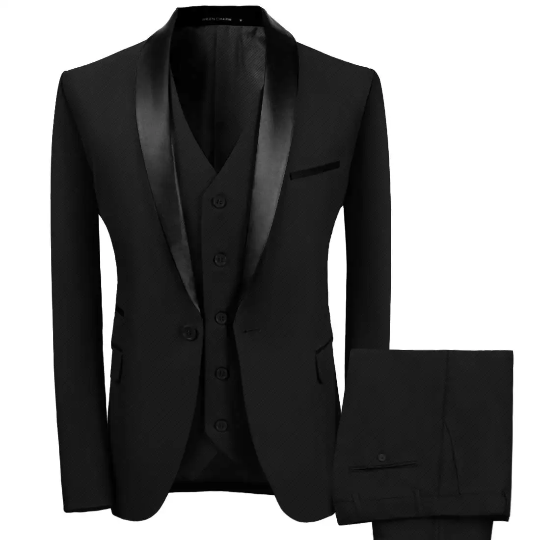 3 Piece Male Suit Shawl Lapel One Button Wedding Groom Tuxedo Slim Fit Premium Party Dinner Dress Jacket Vest Pants Blazer Sets
3 Piece Male Suit Shawl Lapel One Button Wedding Groom Tuxedo Slim Fit Premium Party Dinner Dress Jacket Vest Pants Blazer Sets