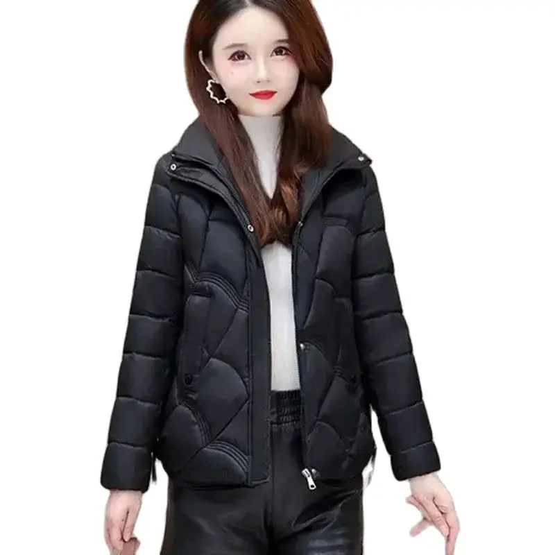 New Lightweight Fashion Korean Temperament Down Cottonpadded Jacket Female 2023 Winter Warm Stand Collar Loose Casual Thick Coat
New Lightweight Fashion Korean Temperament Down Cottonpadded Jacket Female 2023 Winter Warm Stand Collar Loose Casual Thick Coat