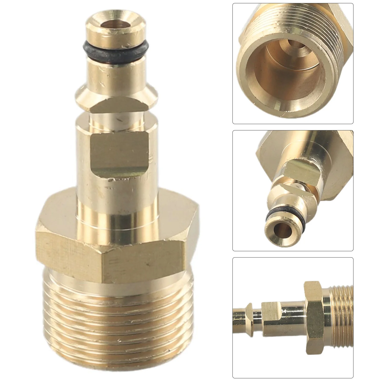 High Pressure Washer Adapter Set Quick Connect Kits Gun To Wand M22 To 1/4 Quick Connect 5000 PSI Accessories
High Pressure Washer Adapter Set Quick Connect Kits Gun To Wand M22 To 1/4 Quick Connect 5000 PSI Accessories