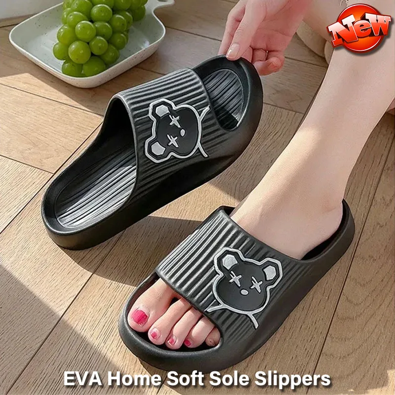Summer Slippers for Women Men Y2k Fashion Home Cartoon Bear EVA Soft Soled Non-Slip Slipper Indoor Outdoor Couple Beach Slippers
Summer Slippers for Women Men Y2k Fashion Home Cartoon Bear EVA Soft Soled Non-Slip Slipper Indoor Outdoor Couple Beach Slippers