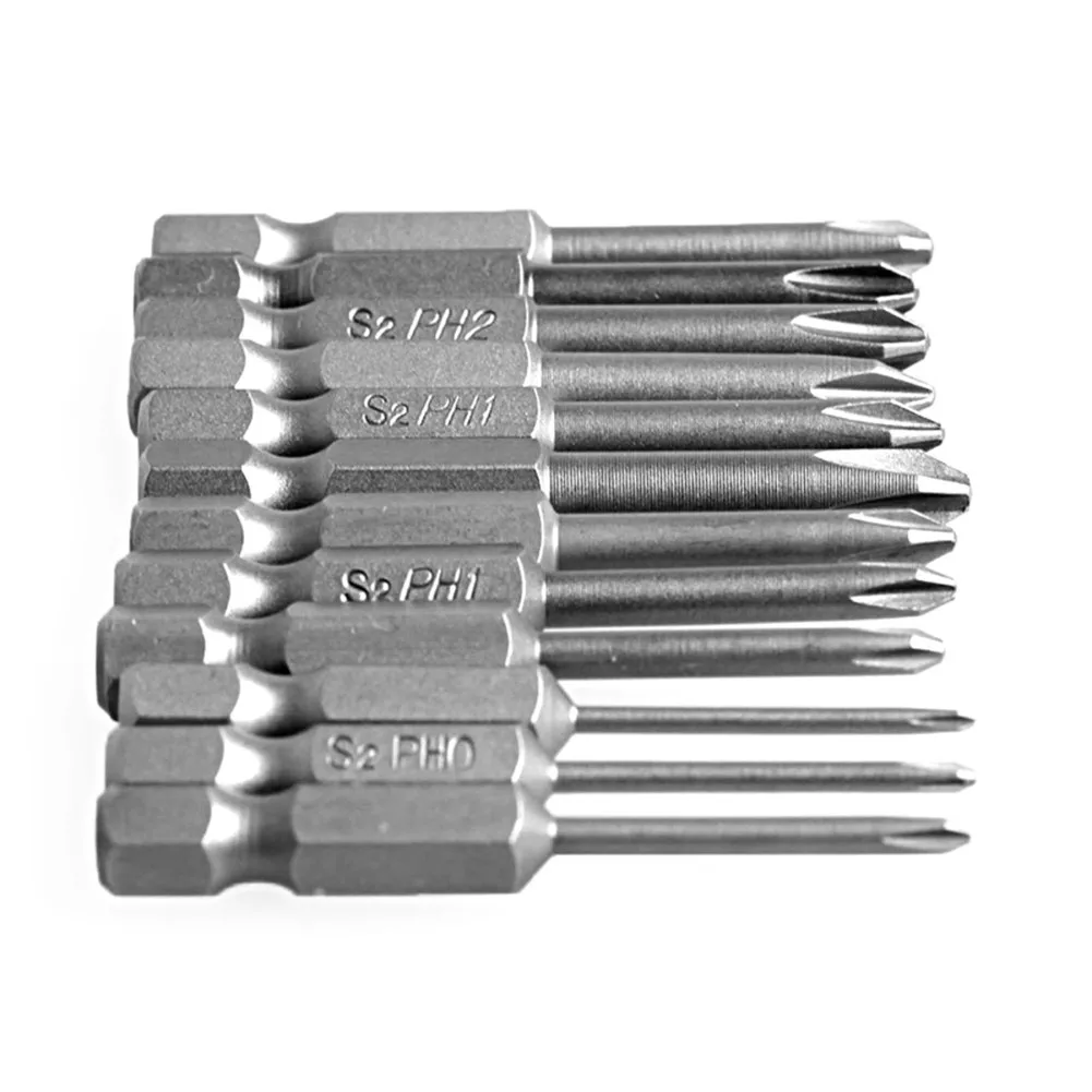 Brand New For Electric/hand Screwdrivers Screwdriver Bit Magnetic Bits 1/4 Inch 12Pcs 50mm Hex Shank PH Silver
Brand New For Electric/hand Screwdrivers Screwdriver Bit Magnetic Bits 1/4 Inch 12Pcs 50mm Hex Shank PH Silver
