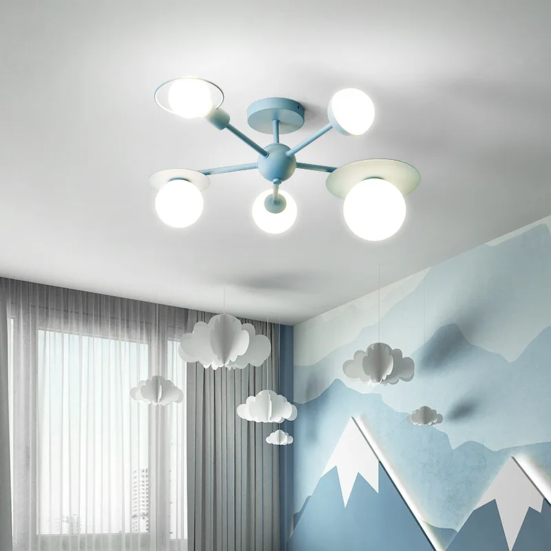 Modern Minimalist Colorful Ceiling Chandeliers for Baby Room Decoration LED Creative Boy Girl Bedroom Lighting Chandelier G9
Modern Minimalist Colorful Ceiling Chandeliers for Baby Room Decoration LED Creative Boy Girl Bedroom Lighting Chandelier G9