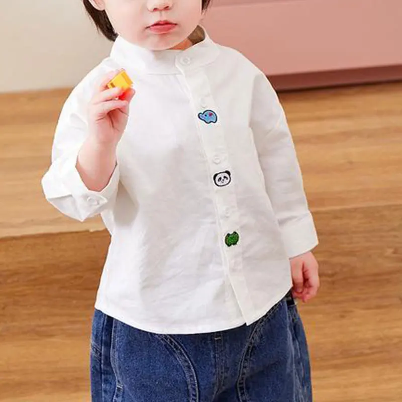 Elegant Fashion Harajuku Slim Fit Children Clothes Loose Casual Sport All Match Tops Stripe Pure Cotton Long Sleeve Button Blusa
Elegant Fashion Harajuku Slim Fit Children Clothes Loose Casual Sport All Match Tops Stripe Pure Cotton Long Sleeve Button Blusa