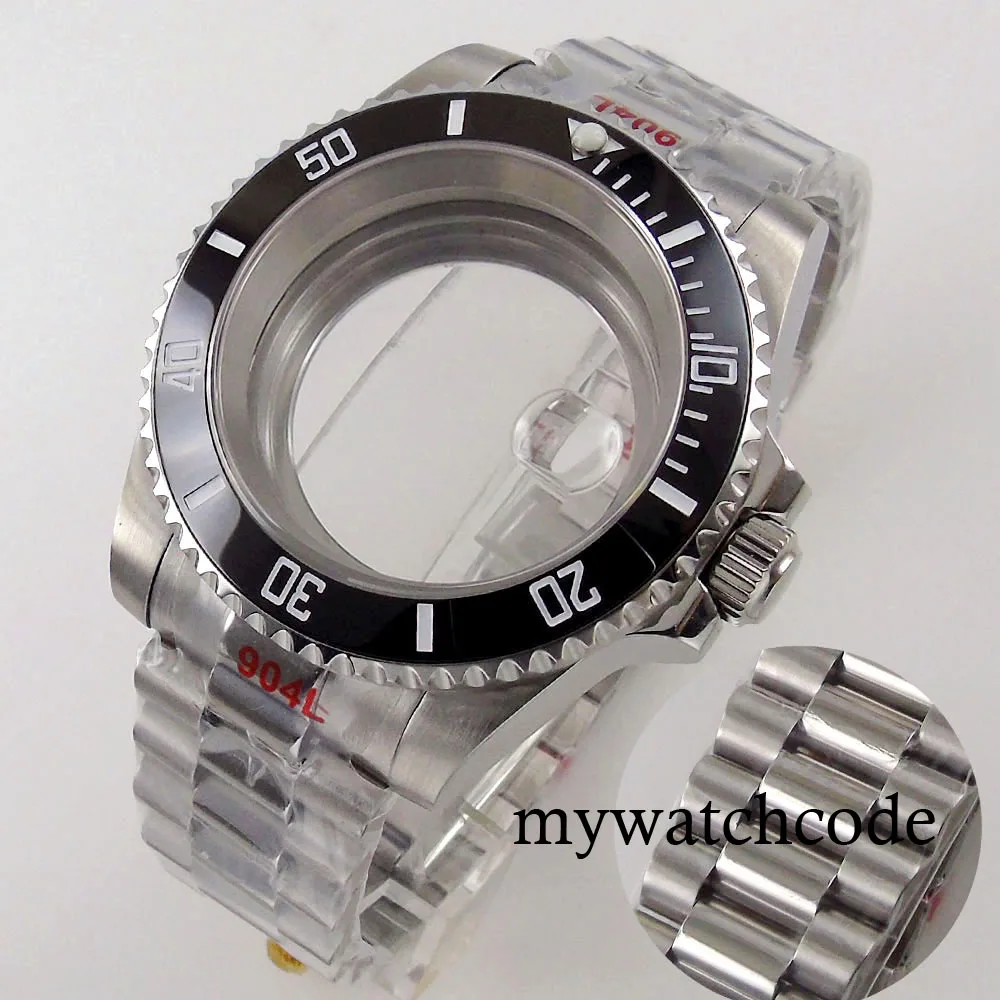 40mm Stainless Steel Watch Case Sapphire Glass President Bracelet Fit NH35 NH36 ETA2824 2836 PT5000 Miyota8215 DG2813 Movement
40mm Stainless Steel Watch Case Sapphire Glass President Bracelet Fit NH35 NH36 ETA2824 2836 PT5000 Miyota8215 DG2813 Movement