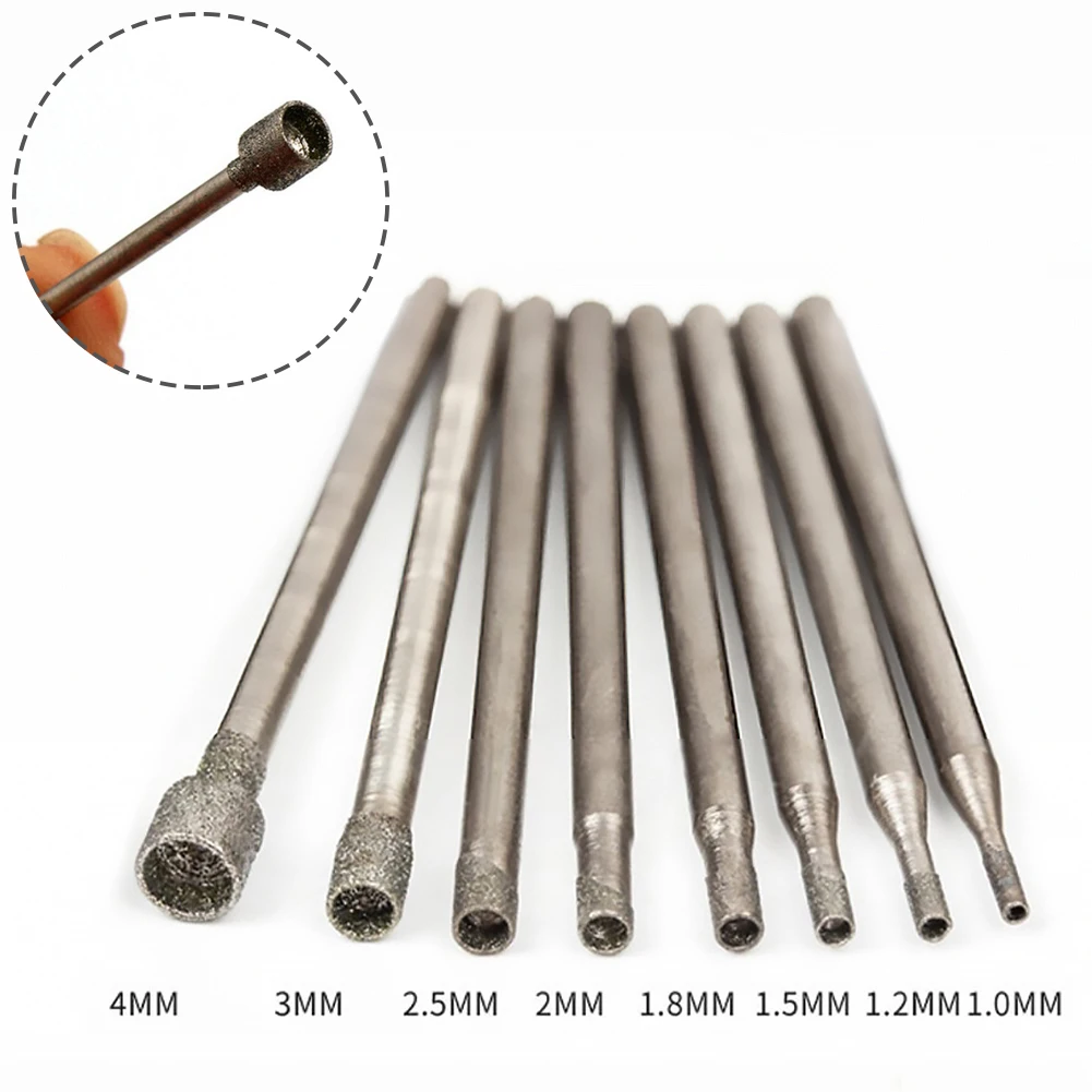 10Pcs 1-4mm Rotary Diamond Burr Core Drill Bit Engraving 2.35mm Coated Hole Saw For Shank Glass Tile Marble 42-45mm Drill Bit
10Pcs 1-4mm Rotary Diamond Burr Core Drill Bit Engraving 2.35mm Coated Hole Saw For Shank Glass Tile Marble 42-45mm Drill Bit