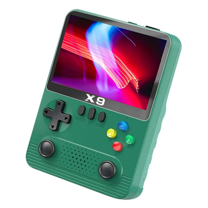 Портативная игровая консоль X9, 3,5 дюймов, 10000 игр, аркадная игра, 6000 мАч, с функцией внешнего аккумулятора для GBA NES 11 симуляторов
Портативная игровая консоль X9, 3,5 дюймов, 10000 игр, аркадная игра, 6000 мАч, с функцией внешнего аккумулятора для GBA NES 11 симуляторов