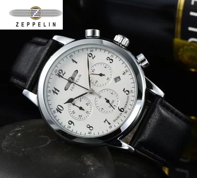 New Zeppelin Fashion Mens Sports Watches Man Business Quartz Wristwatch Luxury Black Leather Bracelet Men Casual Clock Watch
New Zeppelin Fashion Mens Sports Watches Man Business Quartz Wristwatch Luxury Black Leather Bracelet Men Casual Clock Watch