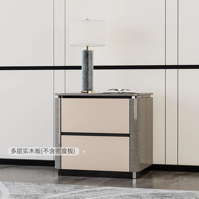 Italian light luxury bedside cabinet Light luxury bedside cabinet Simple post-modern bedroom storage cabinet baking
Italian light luxury bedside cabinet Light luxury bedside cabinet Simple post-modern bedroom storage cabinet baking