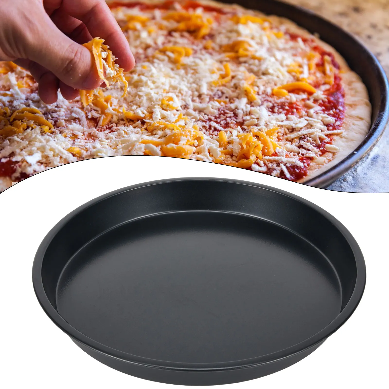 1Pcs 6-10In Round Pizza Pan Microwave Oven Pan Chip Tray Kitchen Supplies Dish Carbon Steel Non-stick Mold Baking Tools
1Pcs 6-10In Round Pizza Pan Microwave Oven Pan Chip Tray Kitchen Supplies Dish Carbon Steel Non-stick Mold Baking Tools