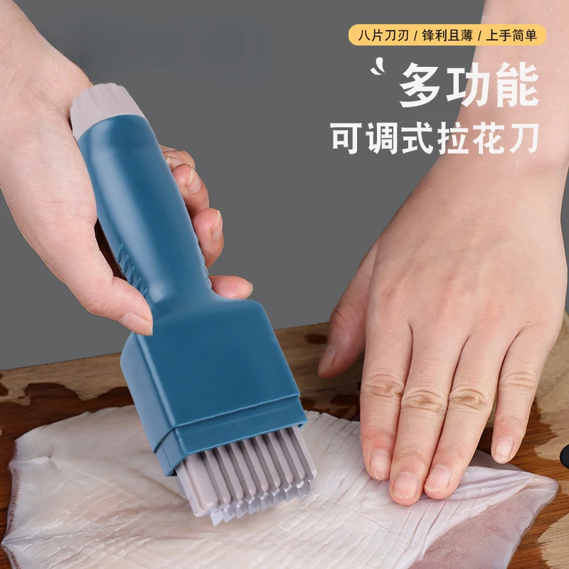 Squid Knife Adjustable Abalone Pork Loin Chicken Gizzard To Flower Carving Tool Multifunctional Duck Flower Cutting Knife
Squid Knife Adjustable Abalone Pork Loin Chicken Gizzard To Flower Carving Tool Multifunctional Duck Flower Cutting Knife