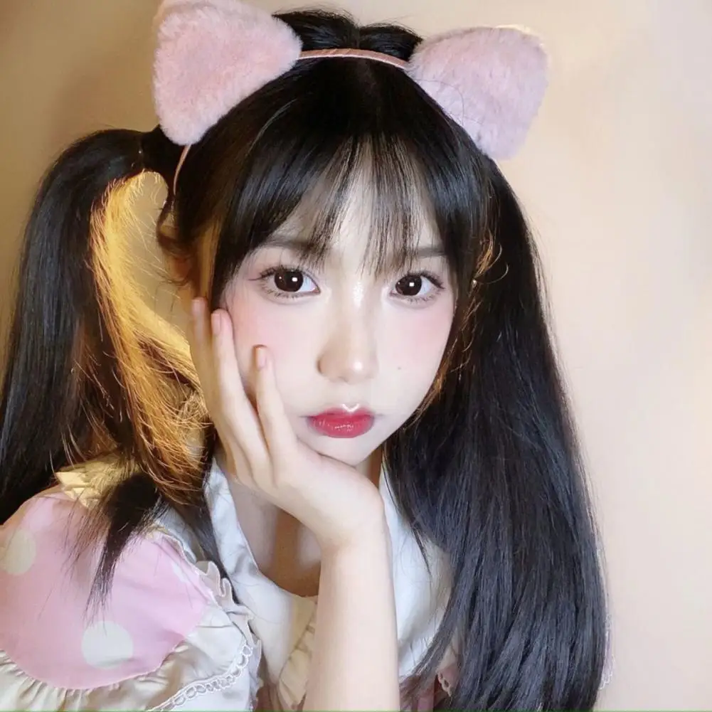 Women's Hairband Fluffy Plush Cartoon Cat Earrings Elastic Narrow Edge Non-slip Solid Color Headband
Women's Hairband Fluffy Plush Cartoon Cat Earrings Elastic Narrow Edge Non-slip Solid Color Headband