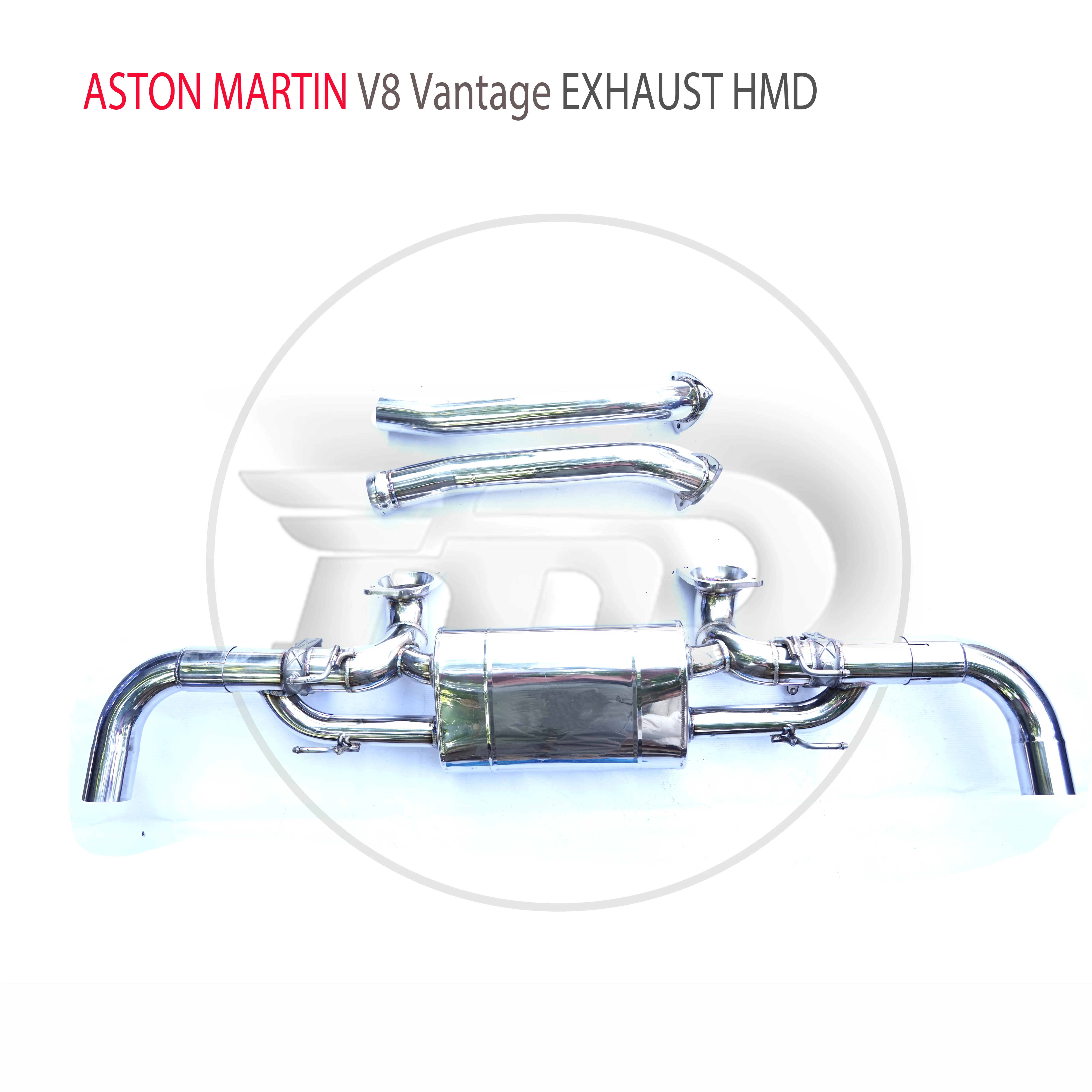 

HMD Stainless Steel Exhaust System Manifold is Suitable for Aston Martin Vantage V8 4.0T Auto Modification Valve Muffler For Car
