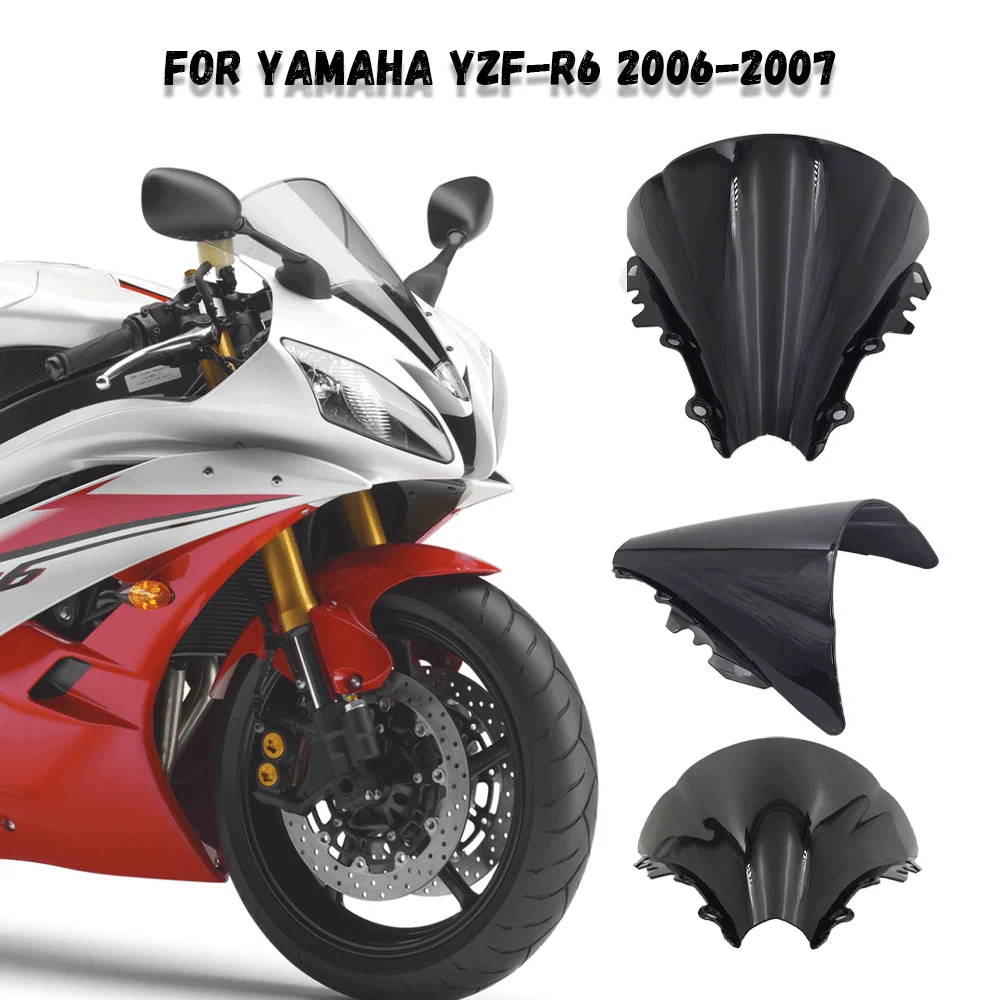 New For Yamaha YZF R6 YZFR6 2006-2007 ABS Bike Motorcycle Motorcycle Windshield Windscreen Screen Glossy black
New For Yamaha YZF R6 YZFR6 2006-2007 ABS Bike Motorcycle Motorcycle Windshield Windscreen Screen Glossy black