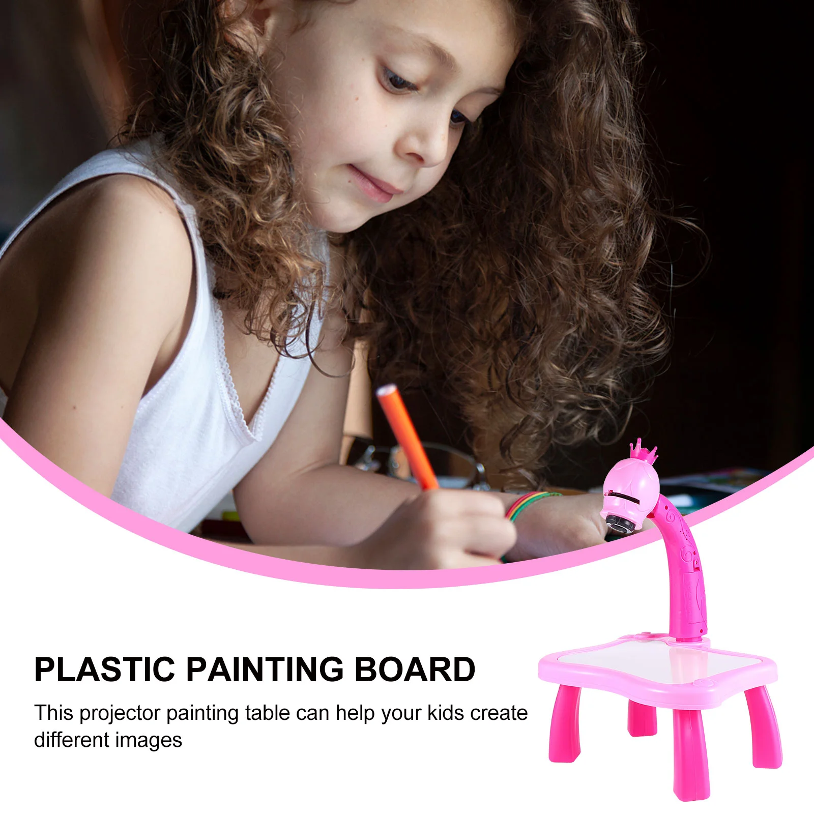 Kids Painting Board Smart Projector Children LED Projector Painting Table Desk Toys Educational Learning Paint Tool
Kids Painting Board Smart Projector Children LED Projector Painting Table Desk Toys Educational Learning Paint Tool