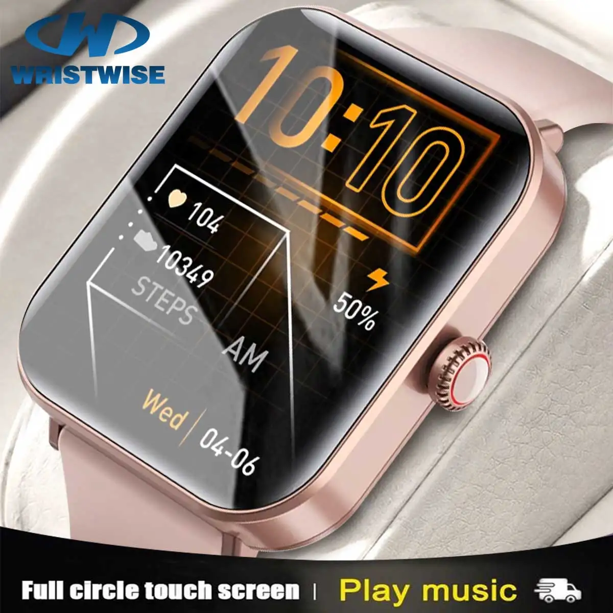 

1,3-дюймовые часы с большим экраном высокого разрешения и функцией звонков по Bluetooth, часы для здоровья 1,91 + спортивные часы для мужчин и женщин