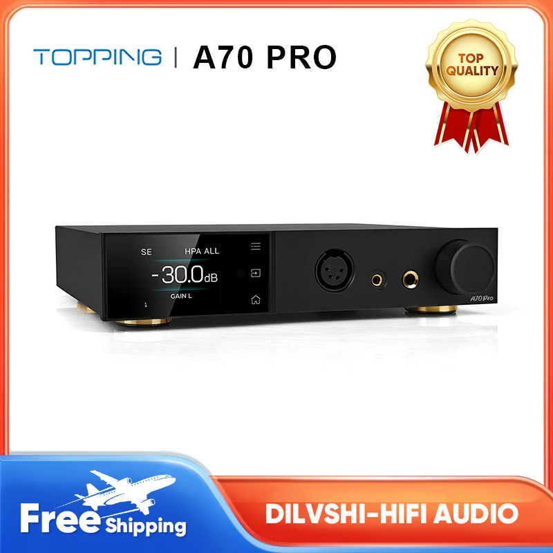 Усилитель TOPPING A70PRO, полностью сбалансированный модуль регулировки громкости R2R, усилитель для наушников
Усилитель TOPPING A70PRO, полностью сбалансированный модуль регулировки громкости R2R, усилитель для наушников