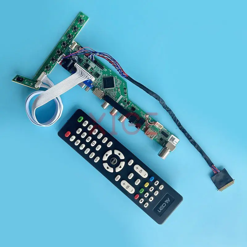 Плата драйвера контроллера ЖК-дисплея подходит для B156XTT01 N156B6 N156BGE, экран для ноутбука 15,6 дюйма, VGA + HDMI + AV + USB, аналоговая Φ 40 Pin LVDS 1366*768 
Плата драйвера контроллера ЖК-дисплея подходит для B156XTT01 N156B6 N156BGE, экран для ноутбука 15,6 дюйма, VGA + HDMI + AV + USB, аналоговая Φ 40 Pin LVDS 1366*768