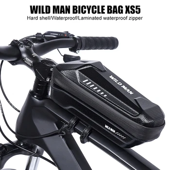 Bomba Elétrica de Inflar Pneus com Display Digital Sem Fio: Liberdade e Conveniência para Suas Necessidades de Inflação 9 WILD MAN XS5 Bicycle EVA Hard Shell Front Beam Bag Mountain Bike Upper Tube Bag Electric Skateboard Reflective Universal Bag