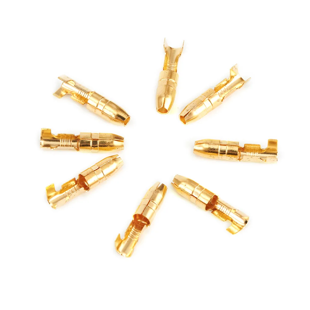 200Pcs Male Female Bullet Connector 3.9-4.0mm Terminals Socket Insulator Sleeve For Garages, Auto Electricians, Mechanics, Works
200Pcs Male Female Bullet Connector 3.9-4.0mm Terminals Socket Insulator Sleeve For Garages, Auto Electricians, Mechanics, Works