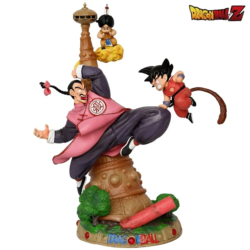 

Dragon Ball Z Series Animation PVC Model Hand Do GK Peach White Vs Wukong Moke Incredible Fairy Tower Model Statue Toys Gifts