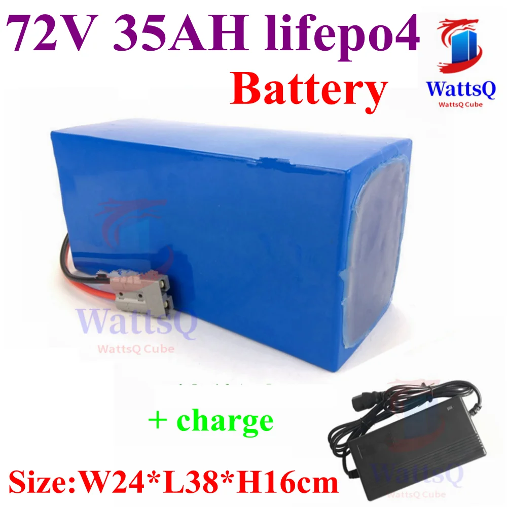 customized 72v 35ah lifepo4 battery with BMS for 3500w bike scooter Tricycle Motorcycle scooter motorbike + 10A charger
customized 72v 35ah lifepo4 battery with BMS for 3500w bike scooter Tricycle Motorcycle scooter motorbike + 10A charger