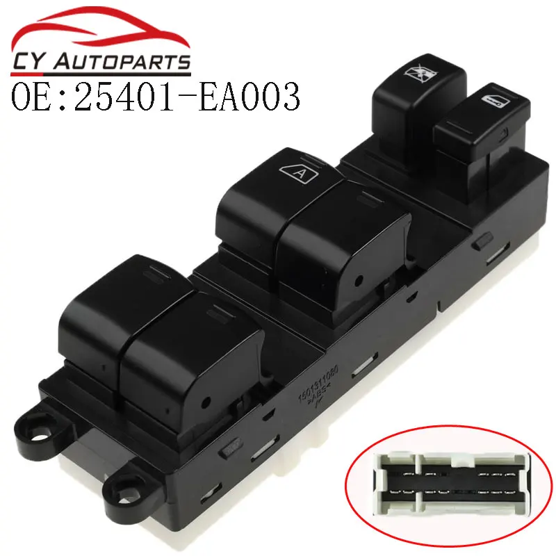 Новый переключатель переднего левого стекла для Nissan Frontier Xterra Terrano Navara 25401-EA003 25401EA003
Новый переключатель переднего левого стекла для Nissan Frontier Xterra Terrano Navara 25401-EA003 25401EA003