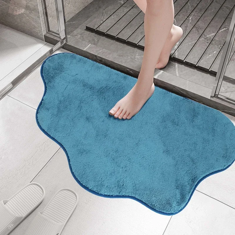 

Rug Bath Mat Water Absorption Shower Room Carpet Kitchen Bedroom Floor Mat Washable Rug Non slip Bathroom Home Decor Mat