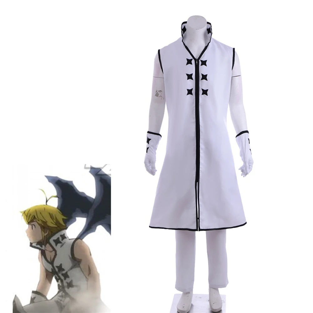 The Seven Deadly Sins. Dragon's Sin of Wrath. Meliodas. Anime Cosplay Costumes. Halloween.White Sleeveless Trench Coat
The Seven Deadly Sins. Dragon's Sin of Wrath. Meliodas. Anime Cosplay Costumes. Halloween.White Sleeveless Trench Coat