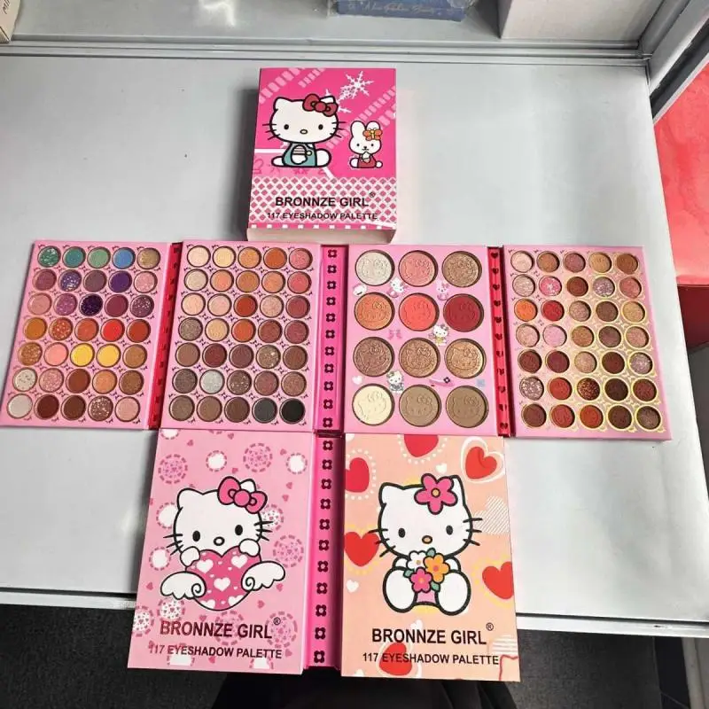 Аниме Hello Kitty My Melody Sanrios Kawaii девушки сценический макияж жемчужный матовый порошок румяна макияж зеркало тени для век пластина для детей
Аниме Hello Kitty My Melody Sanrios Kawaii девушки сценический макияж жемчужный матовый порошок румяна макияж зеркало тени для век пластина для детей