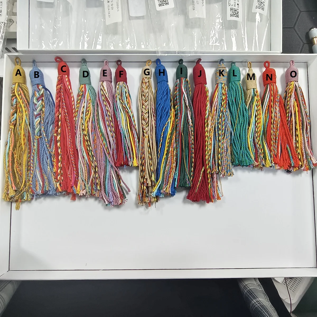 Cotton Thread Tibetan Tassels - DIY Craft Making Supplies 1 S0370dec261554bb0bd56255708ea5895S