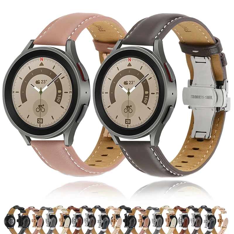 20mm 22mm Leather Band For Samsung Galaxy Watch 5/pro 6 Classic/Active 2/3/43mm/47mm Strap Bracelet Huawei GT/2/3 Pro Galaxy 4 5
20mm 22mm Leather Band For Samsung Galaxy Watch 5/pro 6 Classic/Active 2/3/43mm/47mm Strap Bracelet Huawei GT/2/3 Pro Galaxy 4 5