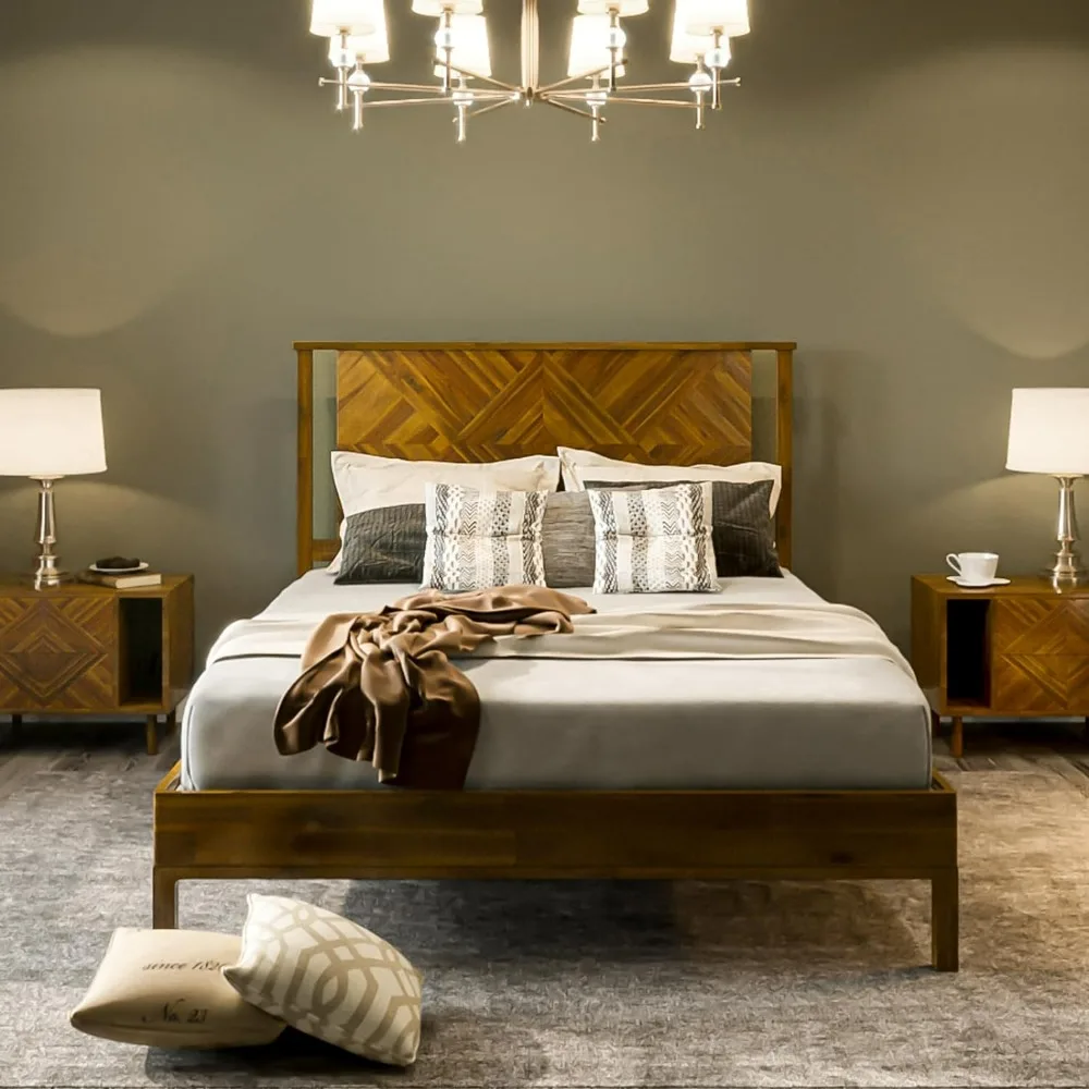 Queen Bed Frame,with Diamond Headboard - Acacia Wood Platform Beds - No Box Spring Needed,bed frame queen size
Queen Bed Frame,with Diamond Headboard - Acacia Wood Platform Beds - No Box Spring Needed,bed frame queen size