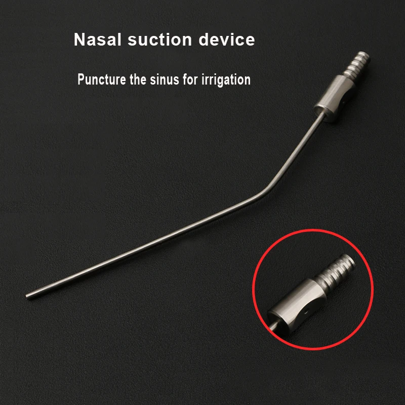 Stainless steel nose plastic instrument tool nasal suction needle nasal puncture upper sinus for washing
Stainless steel nose plastic instrument tool nasal suction needle nasal puncture upper sinus for washing